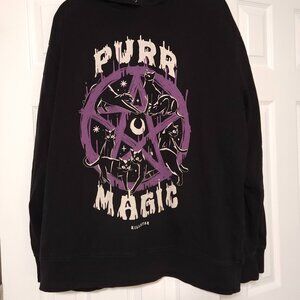 Killstar Purr Magic hoodie size XL